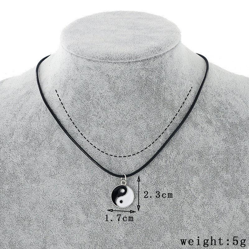 2020 Stainless Steel Taiji Pendant Necklace for Men