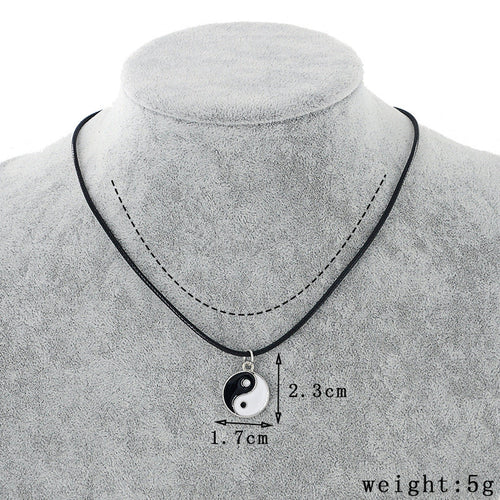 2020 Stainless Steel Taiji Pendant Necklace for Men