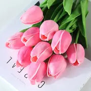 Artificial Tulip Stems 5pc — Real Tulips Die. These Don't.