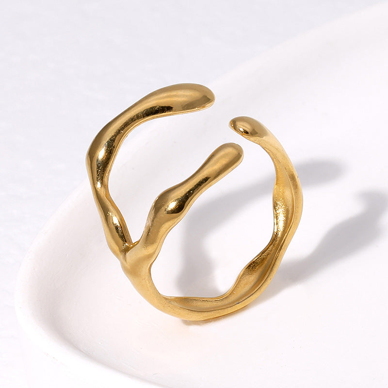 Titanium Open Ring — Minimalist Style That Goes With Everything