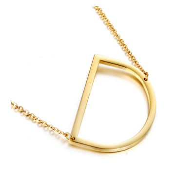 Alphabet Pendant Necklace — Your Initial, Your Story