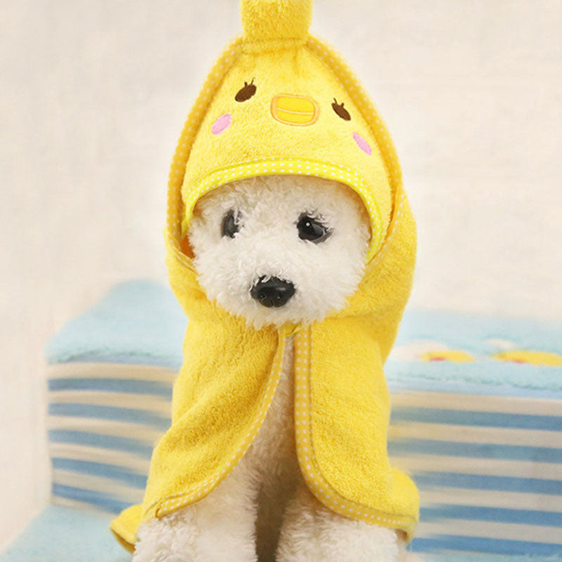 Cute Pet Dog Towel Blanket for Bathing and Drying