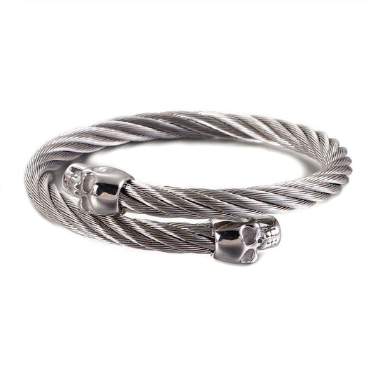 Men's Stainless Steel Skull Fashion Bracelet
