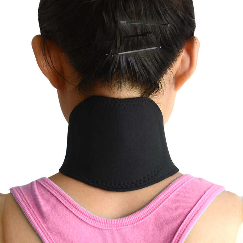 Neck Support Belt with Self-Heating for Pain Relief