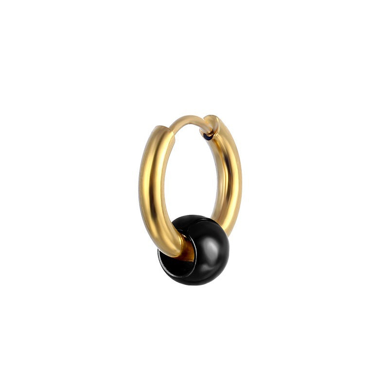 Titanium Steel Hoop Earrings — Bold, Rust-Proof, Built to Last