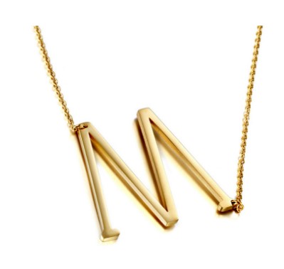 Alphabet Pendant Necklace — Your Initial, Your Story