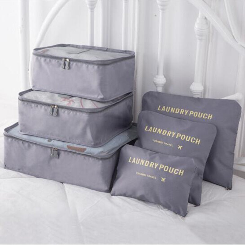 Portable Travel Packing Cubes (6-Piece) — Organize Every Trip