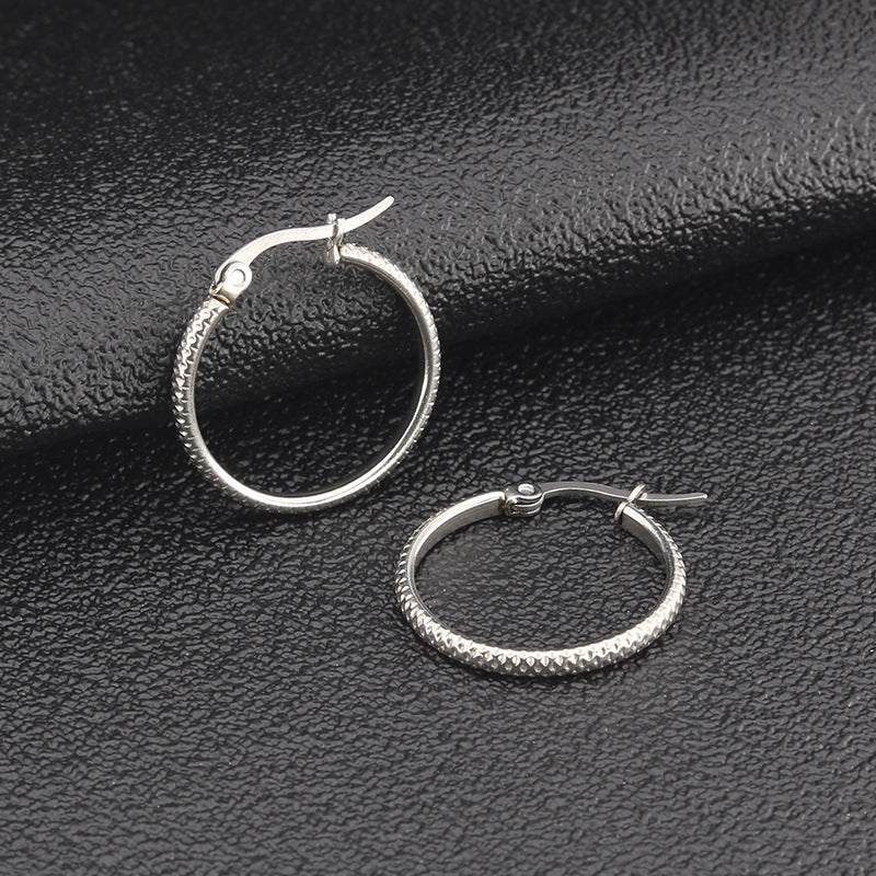 SS Hoop Earrings — Unisex, Timeless, Always On Trend