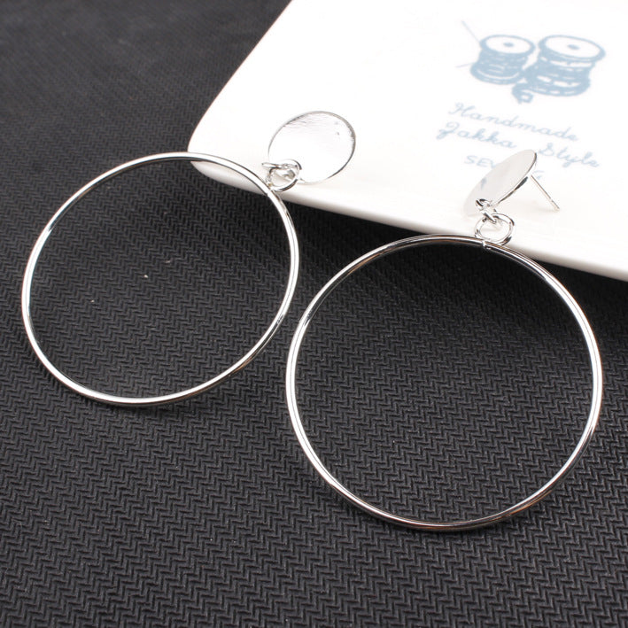 Stylish European and Japanese Hoop Earrings and Studs