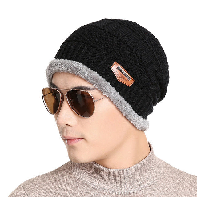 Fleece-Lined Knit Beanie — Warm Inside, Clean Outside