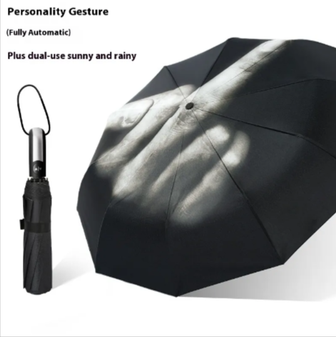 Folding Gesture Umbrella — Compact, Stylish, Ready for Anything