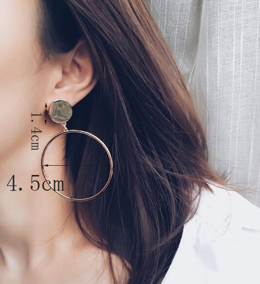 Stylish European and Japanese Hoop Earrings and Studs