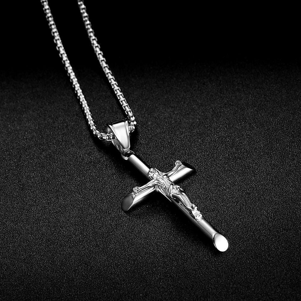 YS Cross Pendant Necklace — Minimal Edge, Maximum Impact