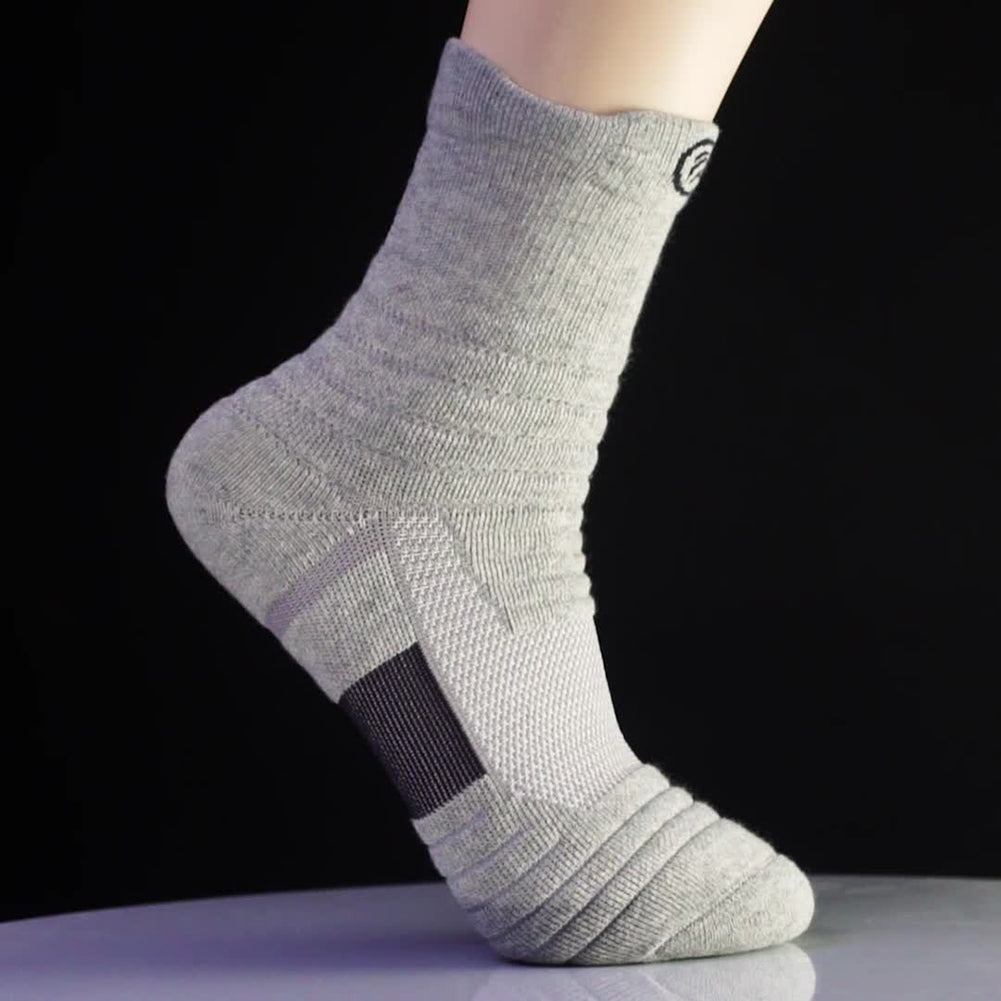 Advanced Mid-Calf Compression Sports Socks for Running