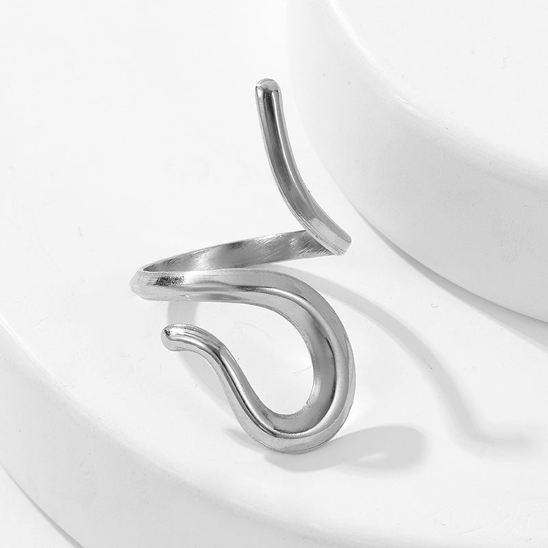Titanium Open Ring — Minimalist Style That Goes With Everything