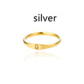 Gold Initial Alphabet Ring — Your Letter, Your Style