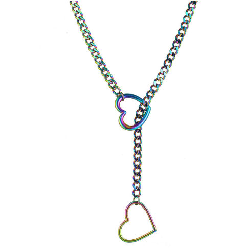 Heart Slip Chain Necklace — Adjustable Style That Goes With Everything