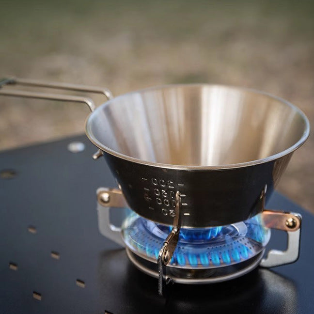 Outdoor Foldable Camping Bowl - Portable 304 Stainless Steel