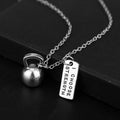 Dumbbell Pendant Necklace — Wear Your Grind Every Day