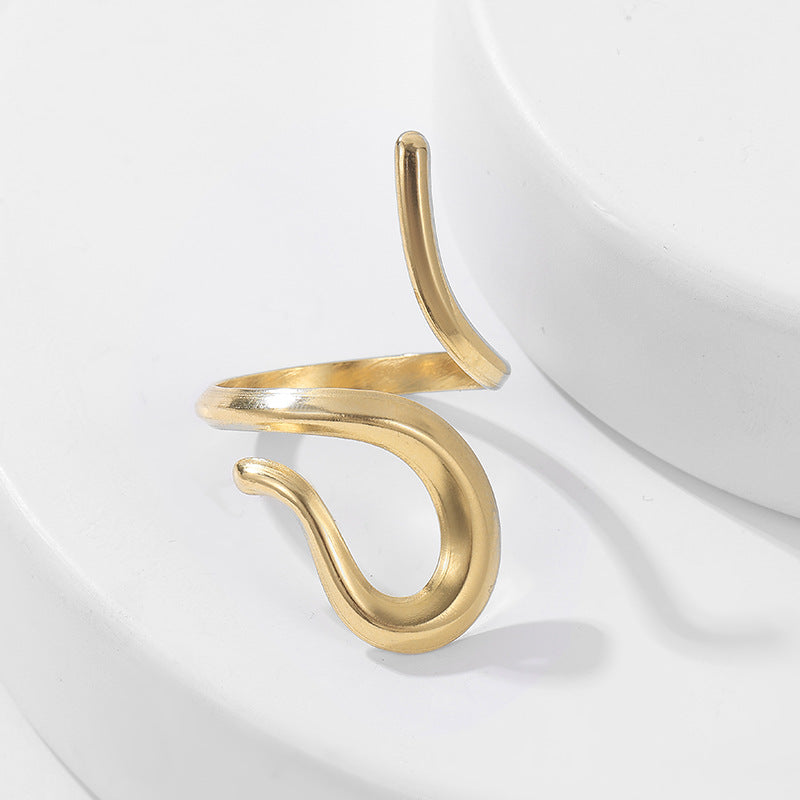 Titanium Open Ring — Minimalist Style That Goes With Everything
