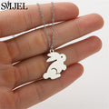 Rabbit Pendant Necklace — Cute SS Charm That Goes With Anything