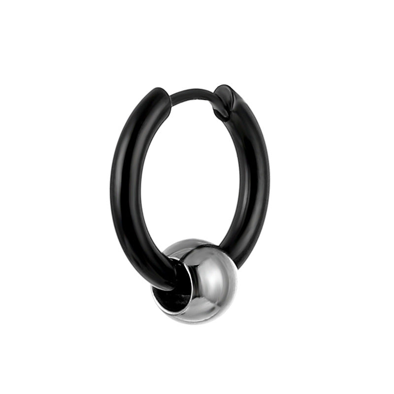 Titanium Steel Hoop Earrings — Bold, Rust-Proof, Built to Last