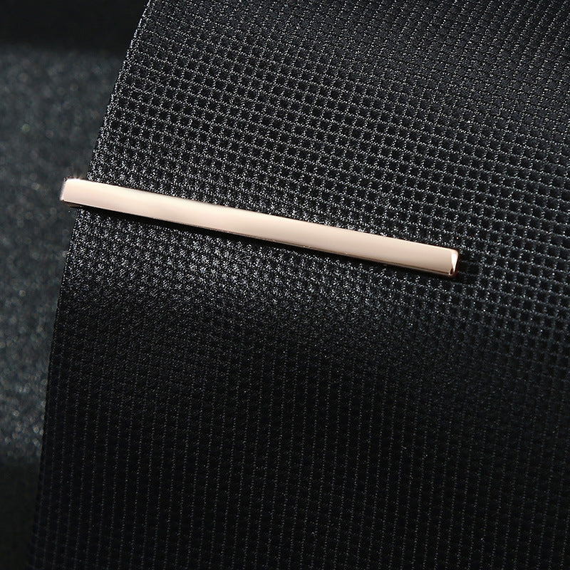 Short Men's Tie Clip — 4.5cm, 19 Styles