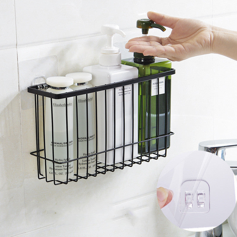 Iron Wall Bathroom Rack — Industrial Style, Serious Storage