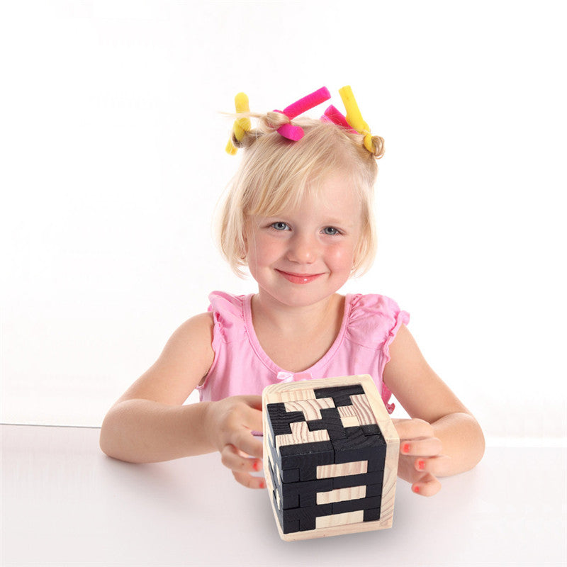 Wooden Brain Teaser Puzzle — Can You Crack It in Under a Minute?