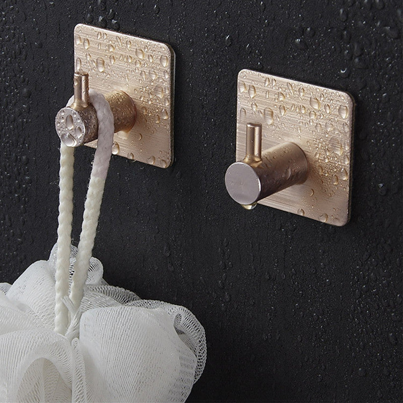 Space Aluminum Wall Hook with Strong Adhesive Mount