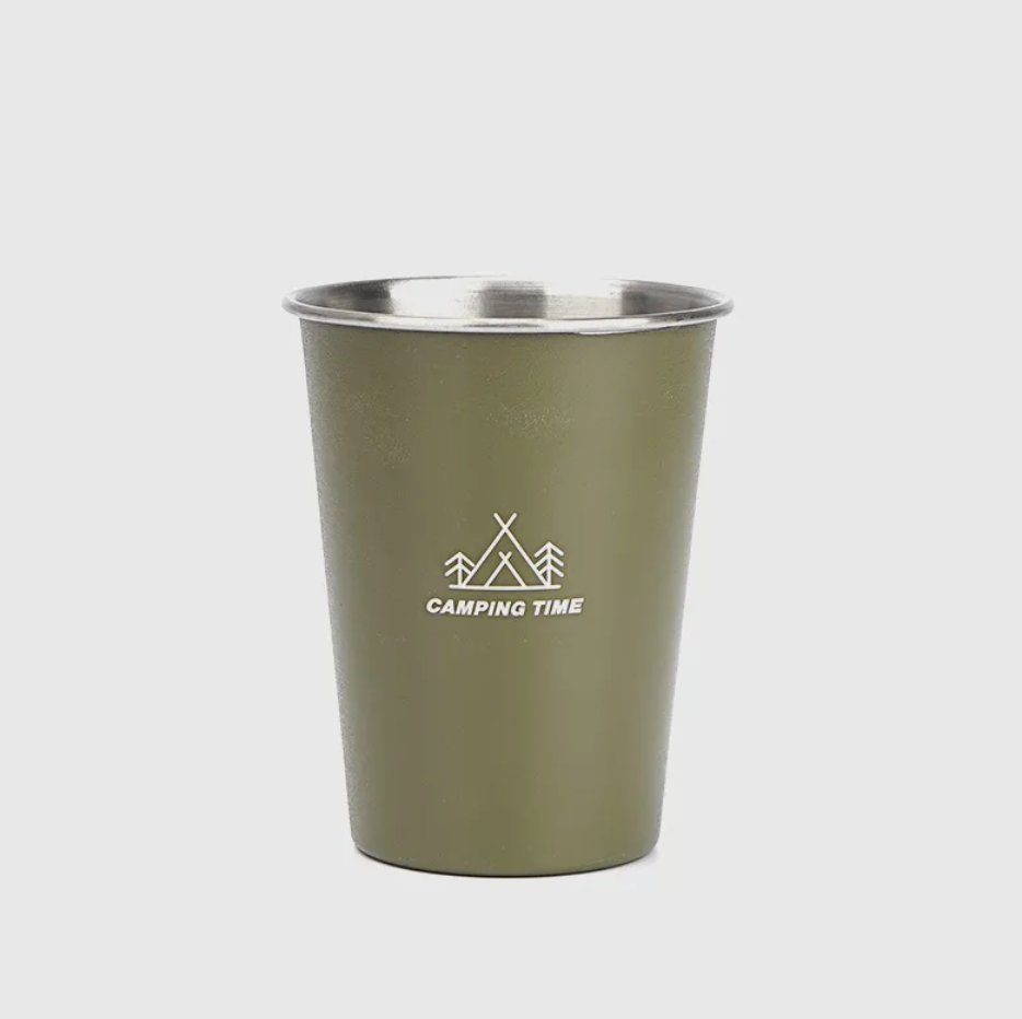 Stainless Steel Camping Cup — Rugged, Rust-Proof, Ready Anywhere