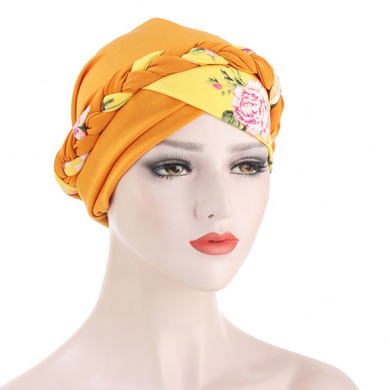 Leopard Print Patchwork Bandana Hat