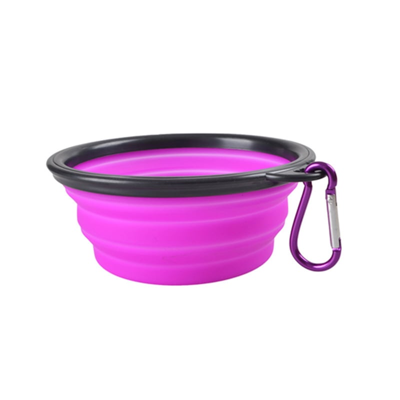 Collapsible Silicone Dog Bowl — Travel-Ready, Always