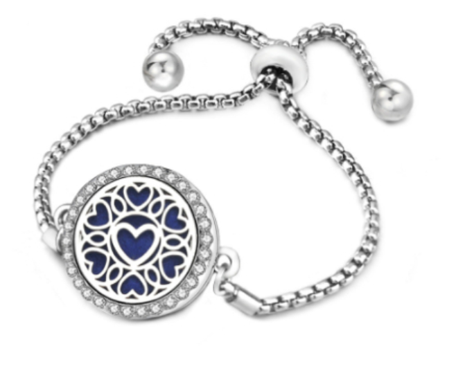 Stainless Steel Aromatherapy Adjustable Bracelet