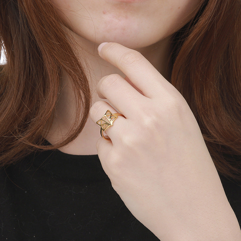 Fox Ring for Women - Stylish Stainless Steel Adjustable