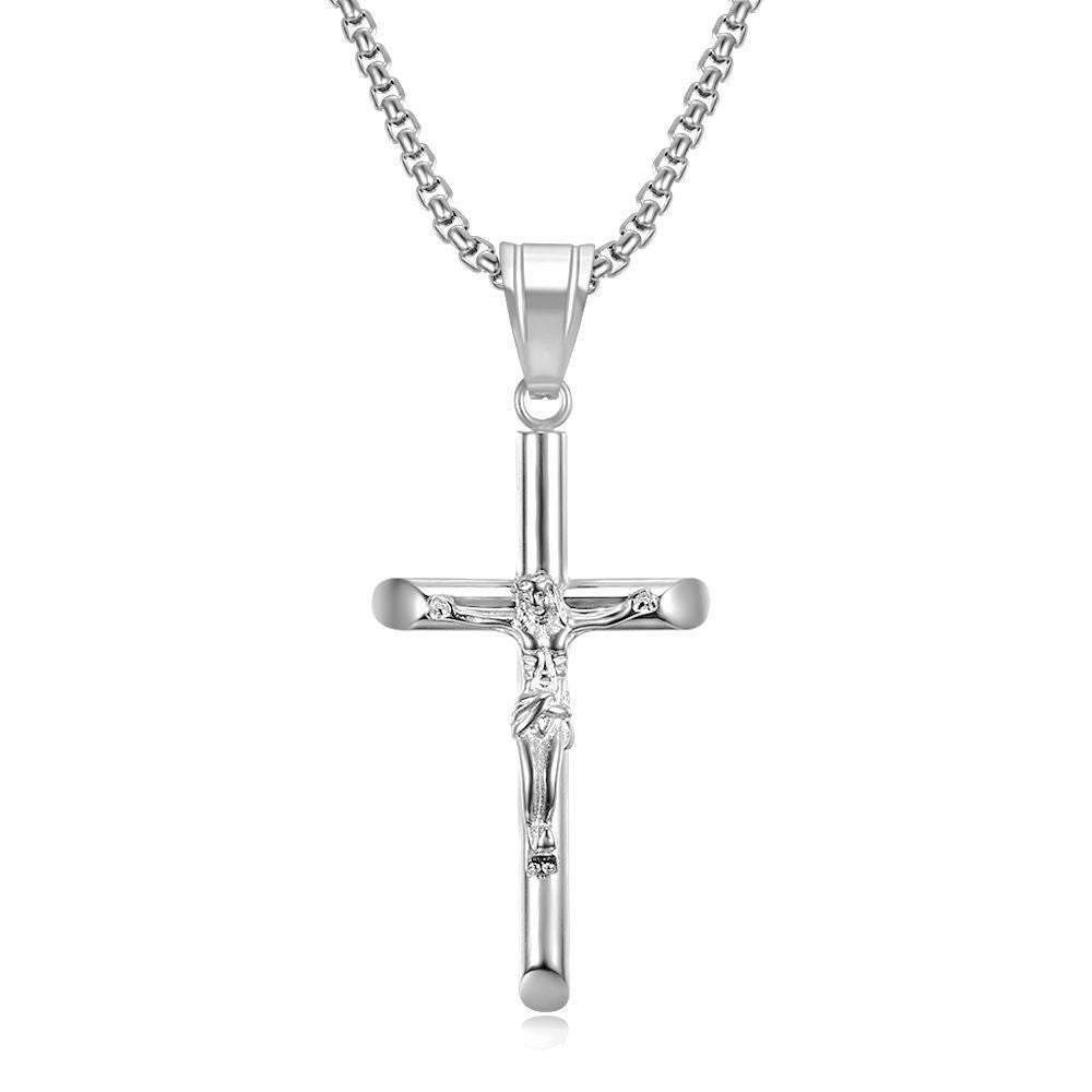 YS Cross Pendant Necklace — Minimal Edge, Maximum Impact