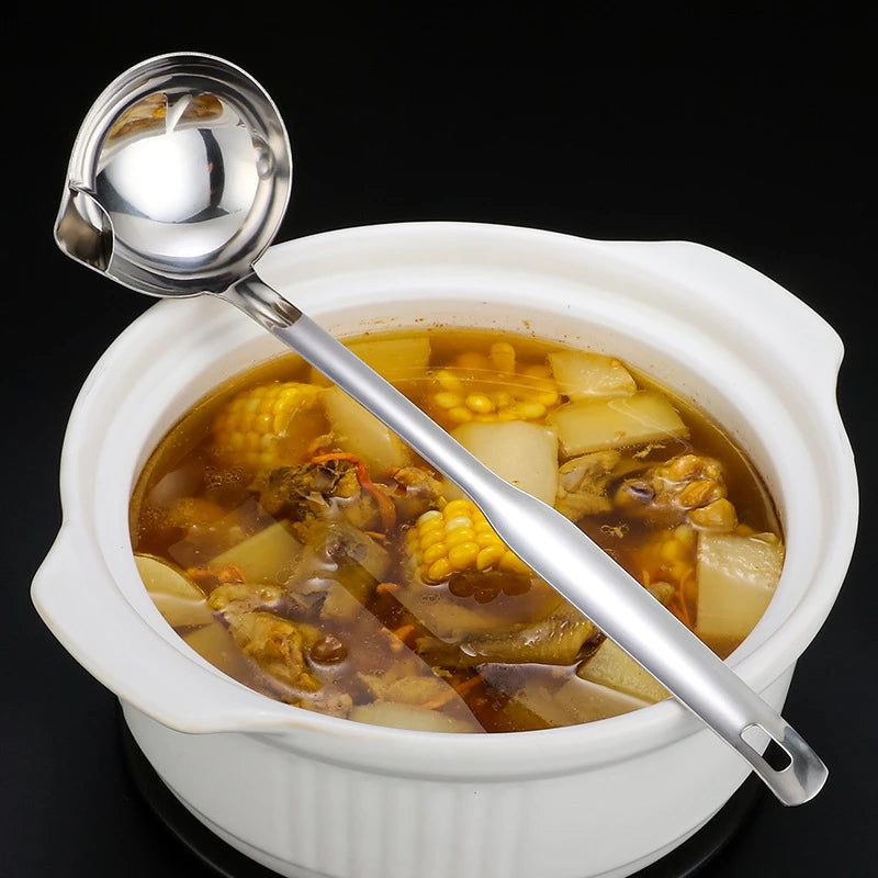 Oil Separator Spoon — Scoop the Broth, Leave the Fat