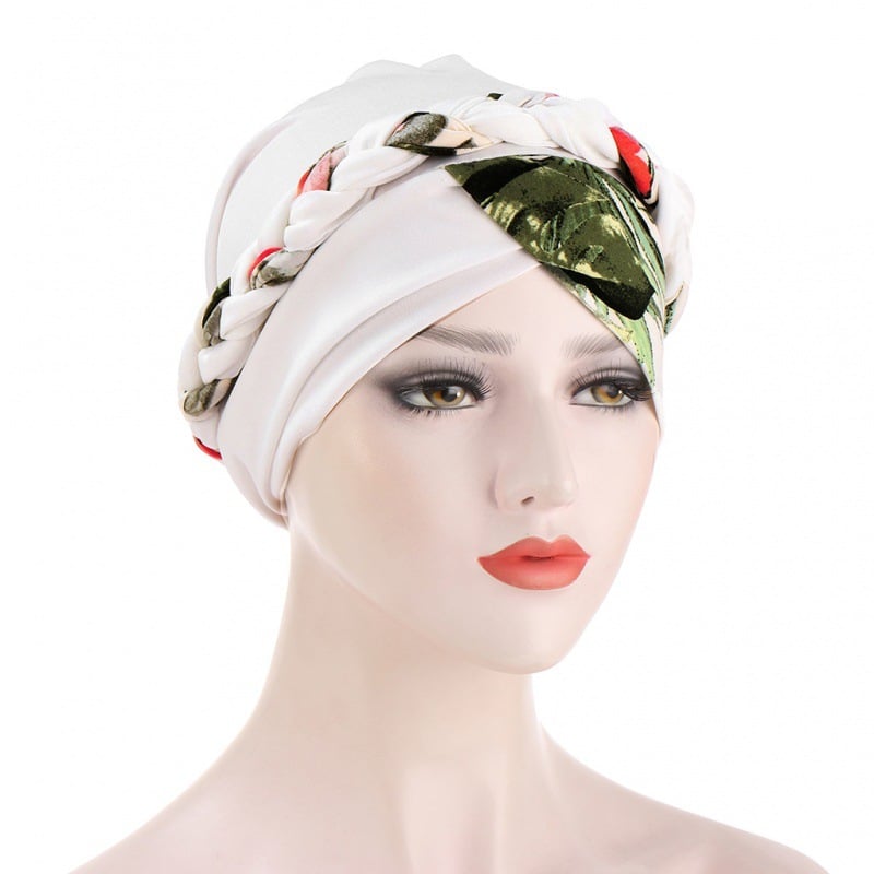 Leopard Print Patchwork Bandana Hat