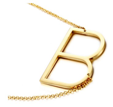 Alphabet Pendant Necklace — Your Initial, Your Story
