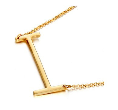 Alphabet Pendant Necklace — Your Initial, Your Story