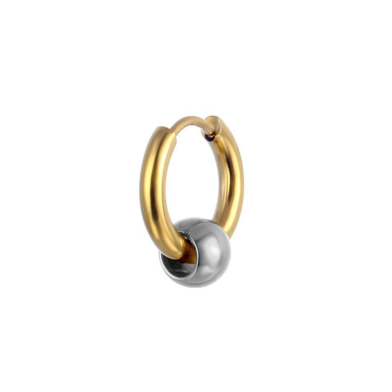 Titanium Steel Hoop Earrings — Bold, Rust-Proof, Built to Last