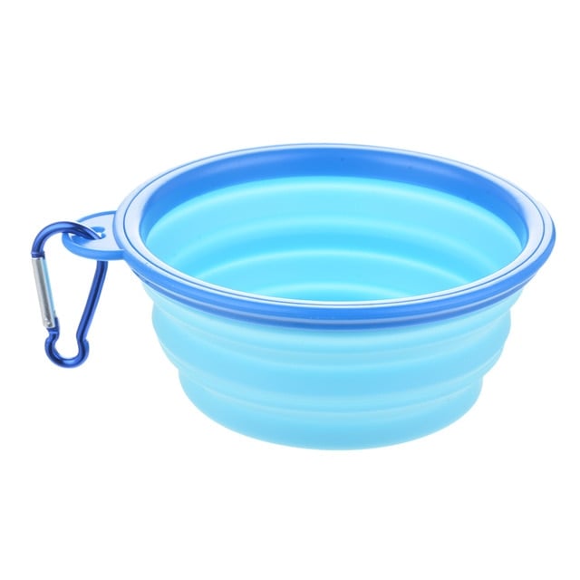 Collapsible Silicone Dog Bowl — Travel-Ready, Always