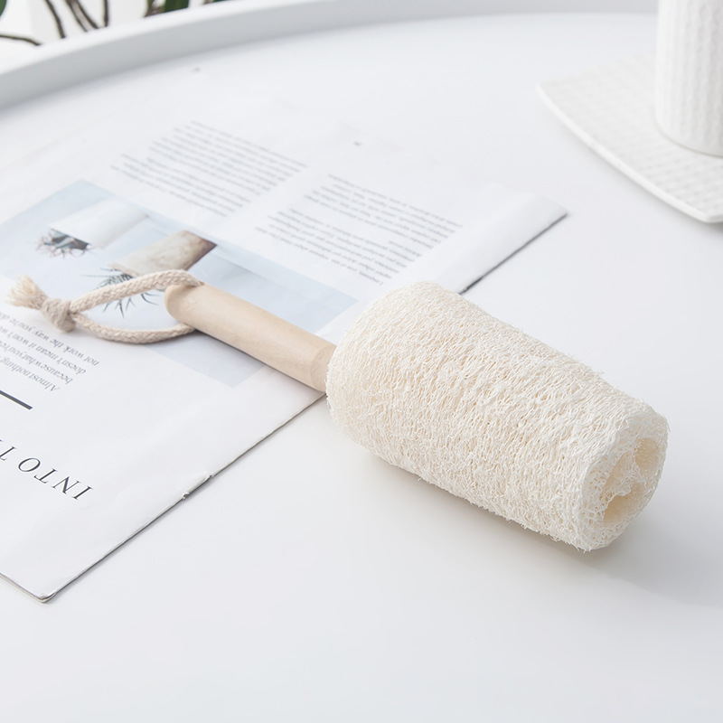 Loofah Cup Brush — Natural, Eco-Friendly, Gets Bottles Spotless