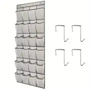 Over Door Shoe Organizer — 24 Pockets, Zero Floor Clutter