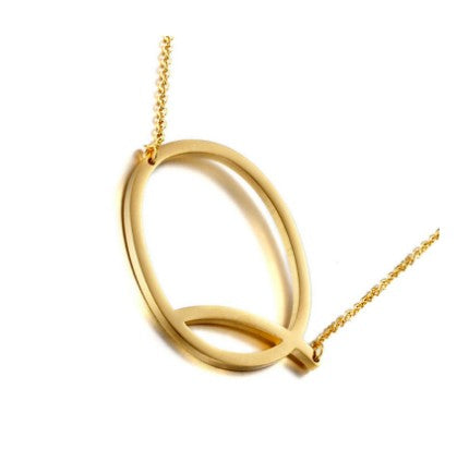 Alphabet Pendant Necklace — Your Initial, Your Story