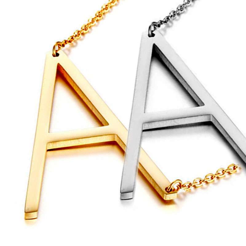 Alphabet Pendant Necklace — Your Initial, Your Story