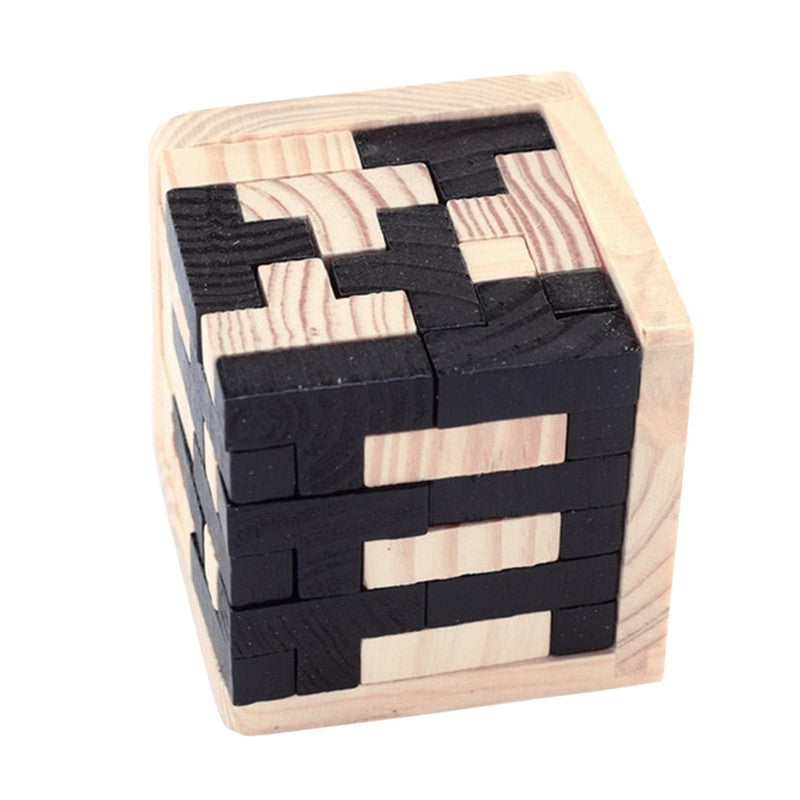 Wooden Brain Teaser Puzzle — Can You Crack It in Under a Minute?