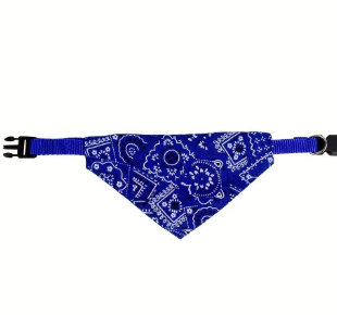 Adjustable Dog Bandana - Printed Triangle Scarf