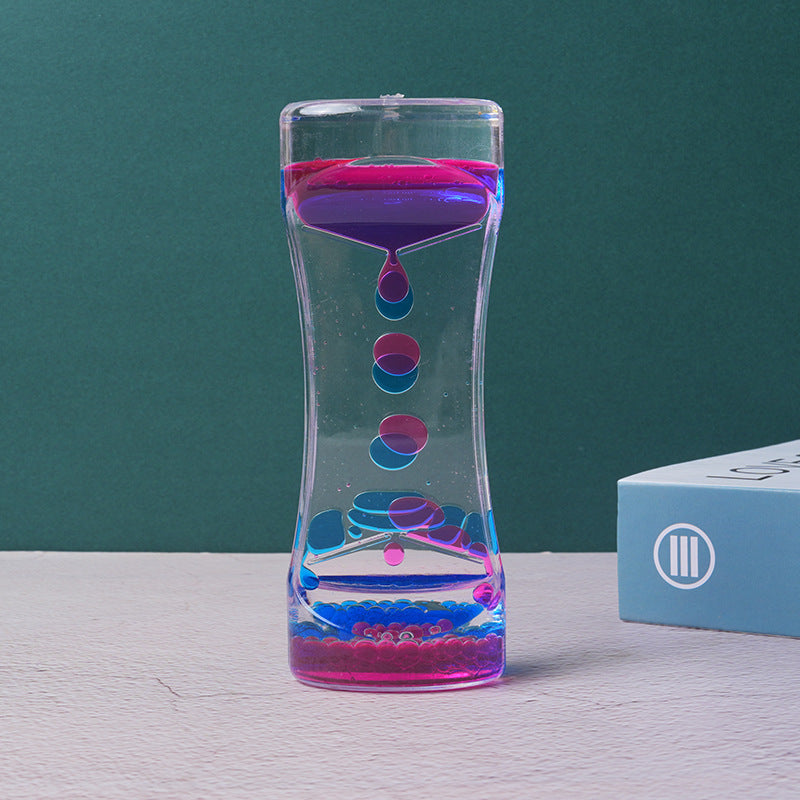 Dual Color Liquid Hourglass Timer — The Most Satisfying Desk Piece You've Never Seen