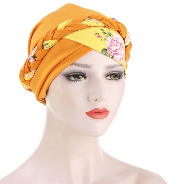 Leopard Print Patchwork Bandana Hat
